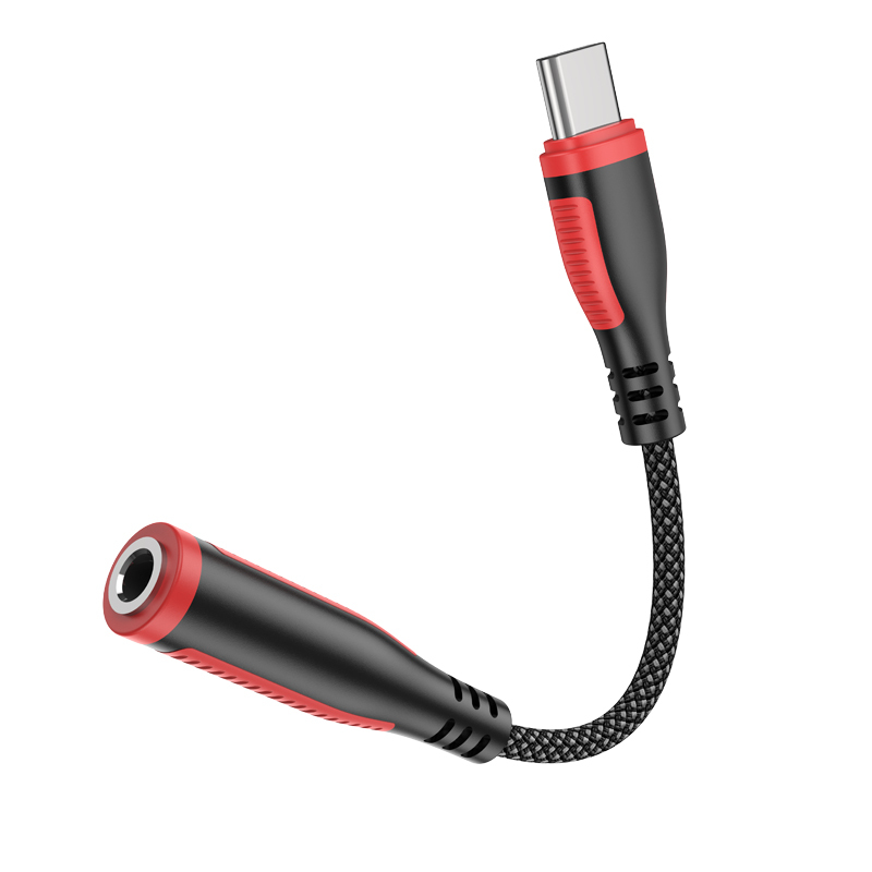 Borofone Adapter BV17 Audio - Type C to jack 3,5mm - black (DAC)