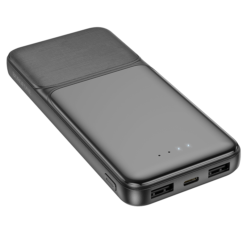 Borofone Power Bank 10000mAh BJ33 Creed - 2xUSB - black