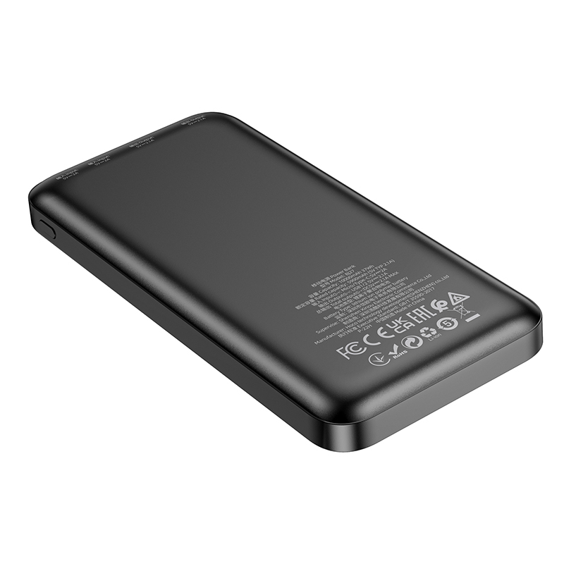 Borofone Power Bank 10000mAh BJ27 Pindar - 2xUSB - black