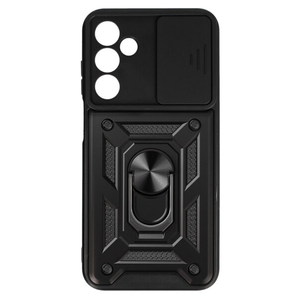 Slide Camera Armor Case for Samsung Galaxy A05S Black