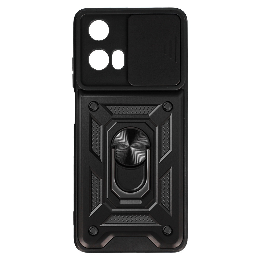 Slide Camera Armor Case for Motorola Moto G24 Black
