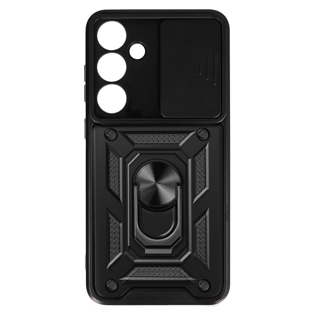 Slide Camera Armor Case for Samsung Galaxy S24 Plus Black