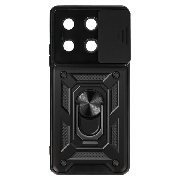 Slide Camera Armor Case for Xiaomi Redmi Note 13 5G Black
