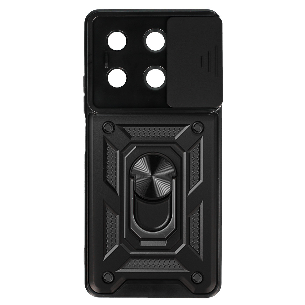 Slide Camera Armor Case for Xiaomi Redmi Note 13 5G Black
