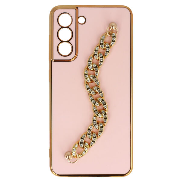 Trend Case for Samsung Galaxy S21 FE design 4 light pink