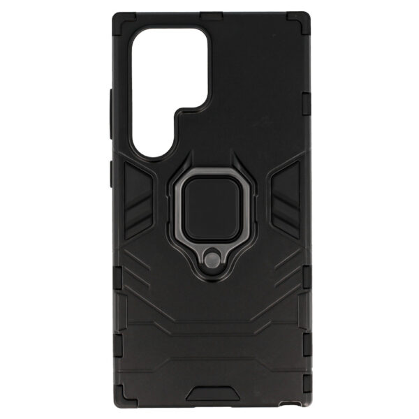 Ring Armor Case for Samsung Galaxy S24 Ultra Black