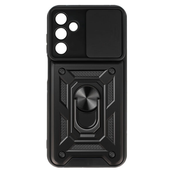 Slide Camera Armor Case for Samsung Galaxy A15 4G/5G Black