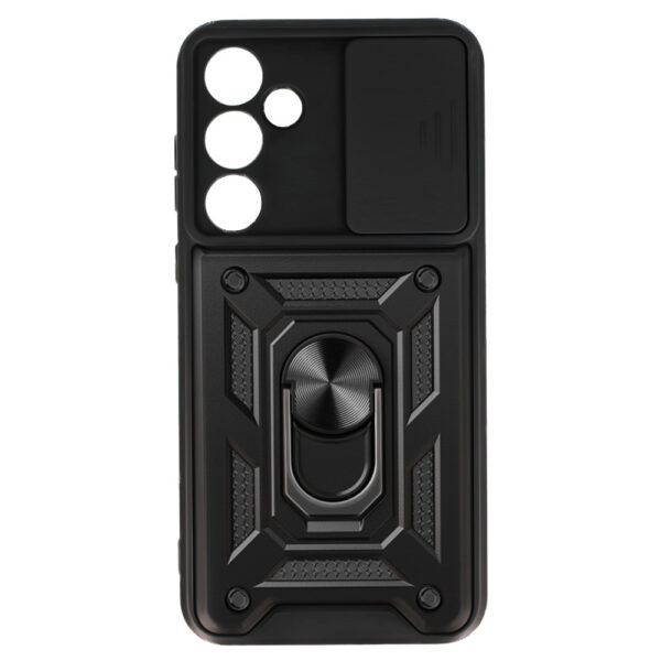 Slide Camera Armor Case for Samsung Galaxy A55 5G Black