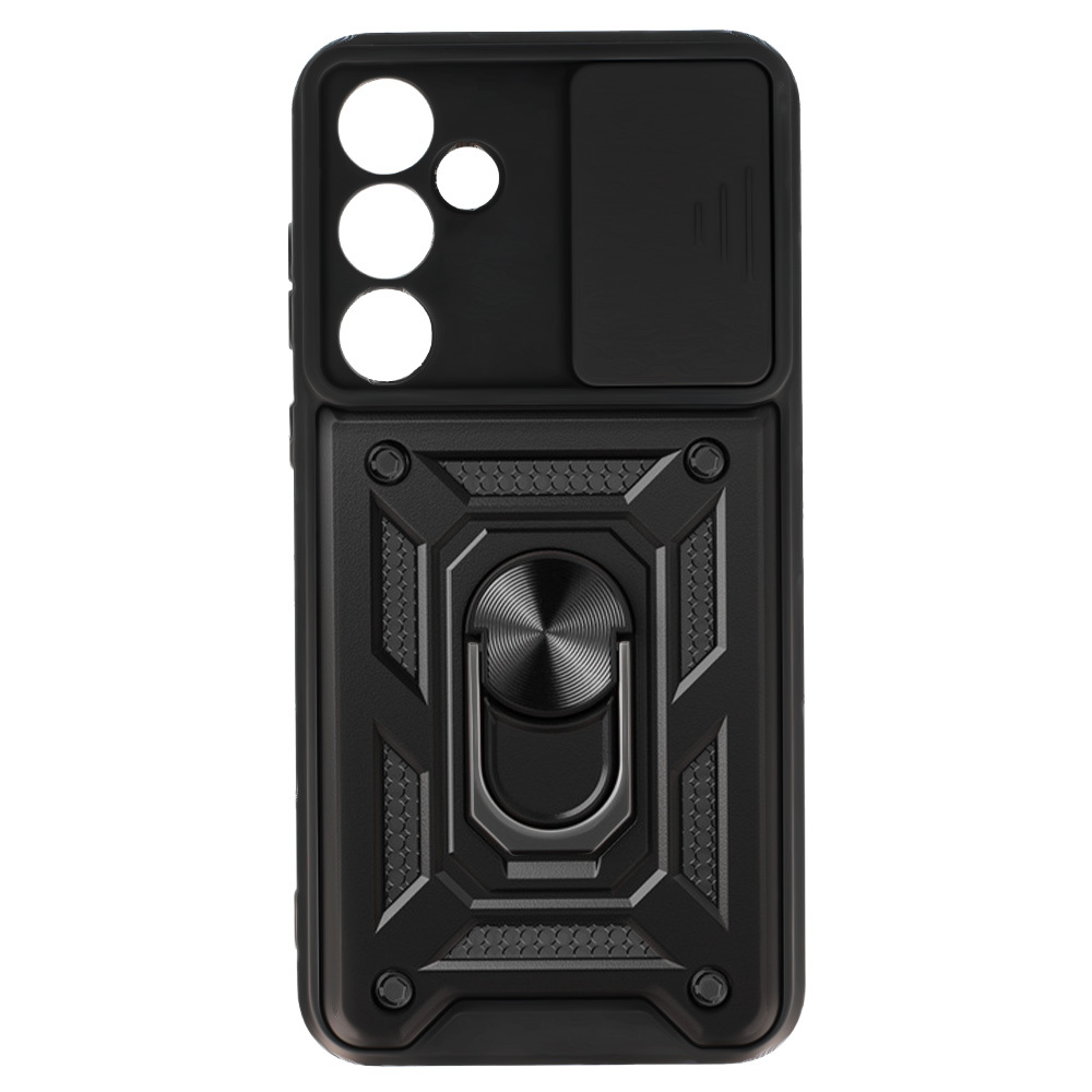 Slide Camera Armor Case for Samsung Galaxy A55 5G Black