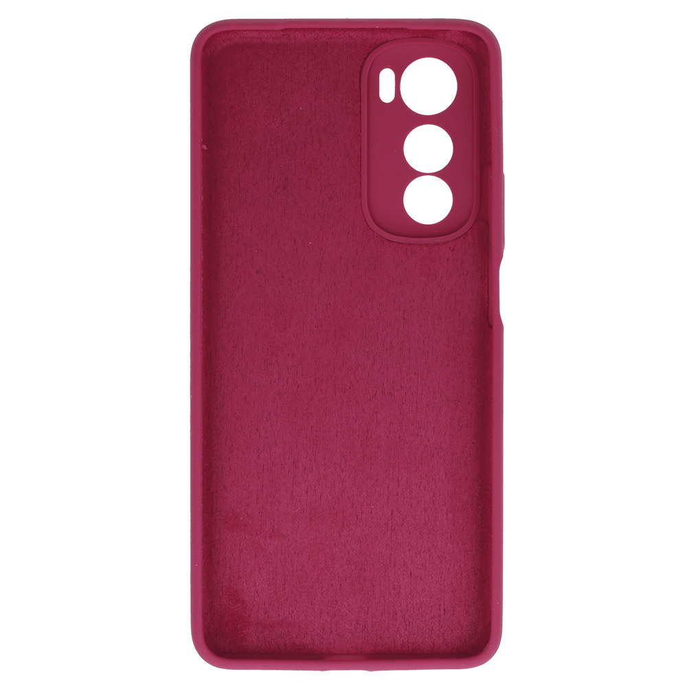 Silicone Lite Case for Motorola Edge 30 burgundy