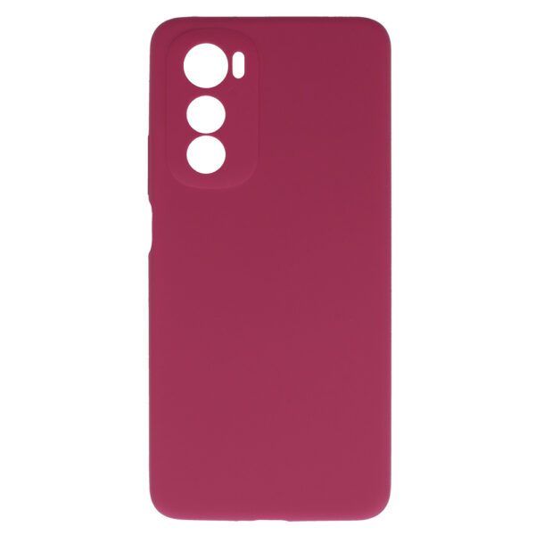 Silicone Lite Case for Motorola Edge 30 burgundy