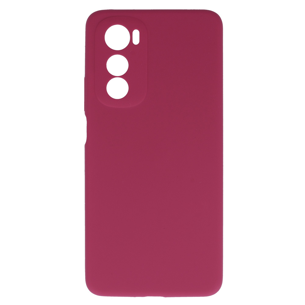 Silicone Lite Case for Motorola Edge 30 burgundy