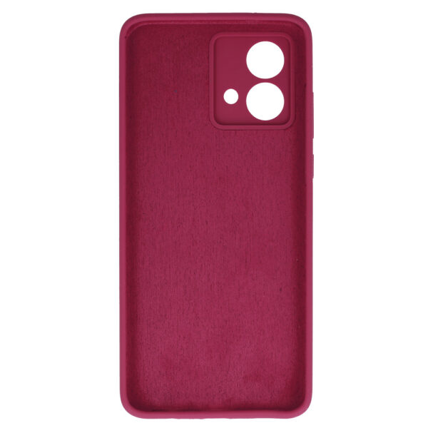 Silicone Lite Case for Motorola Moto G84 5G burgundy