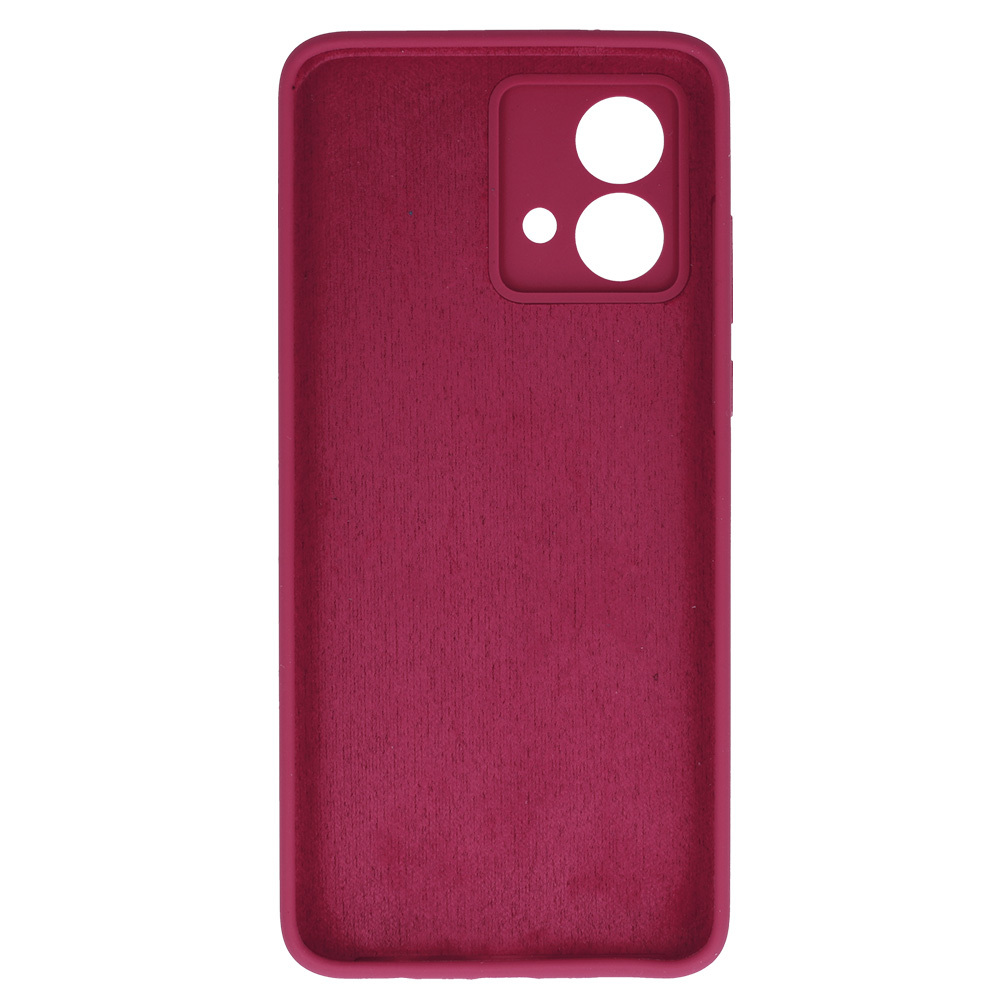 Silicone Lite Case for Motorola Moto G84 5G burgundy