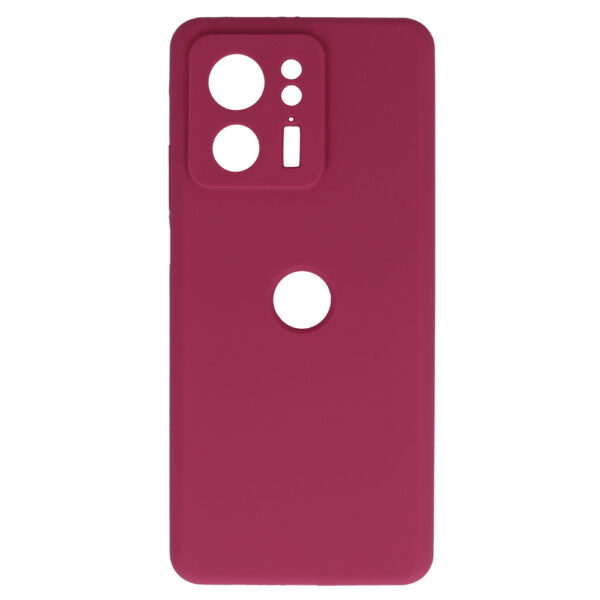 Silicone Lite Case for Motorola Edge 40 5G burgundy