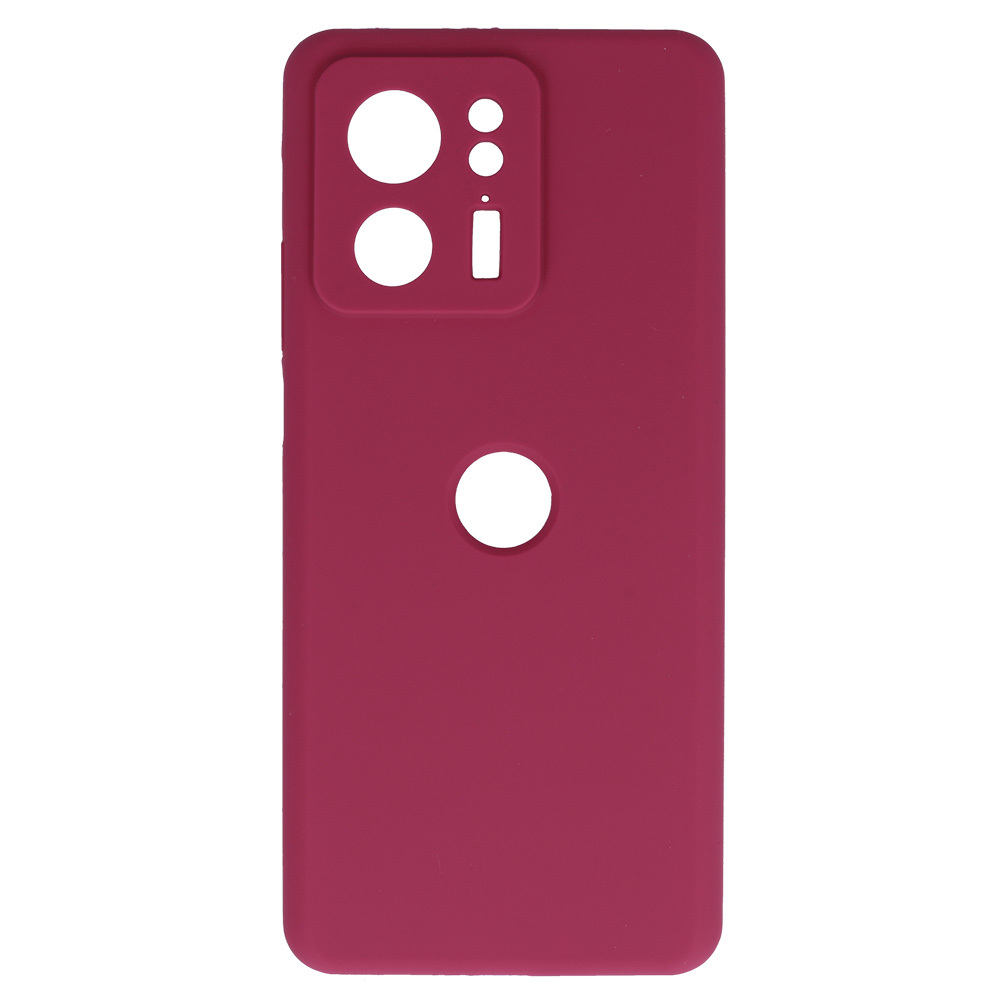 Silicone Lite Case for Motorola Edge 40 5G burgundy