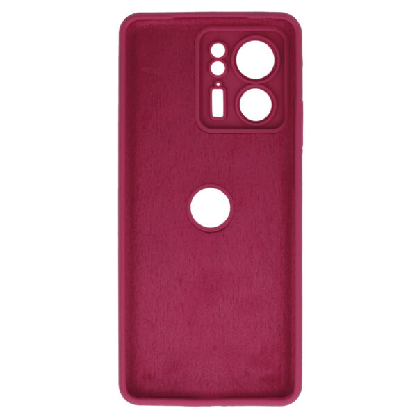 Silicone Lite Case for Motorola Edge 40 5G burgundy