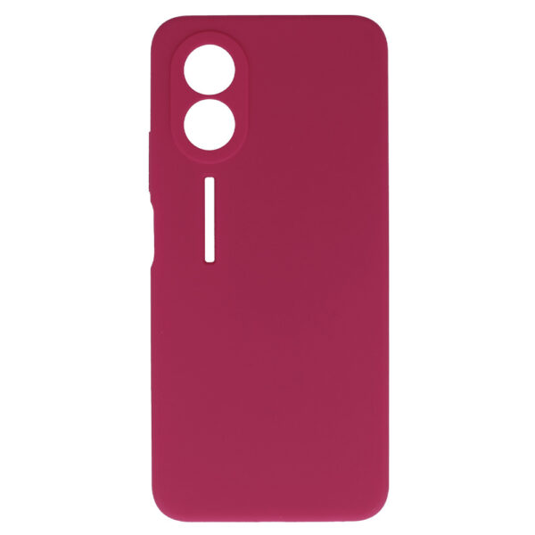 Silicone Lite Case for Oppo A38 4G burgundy