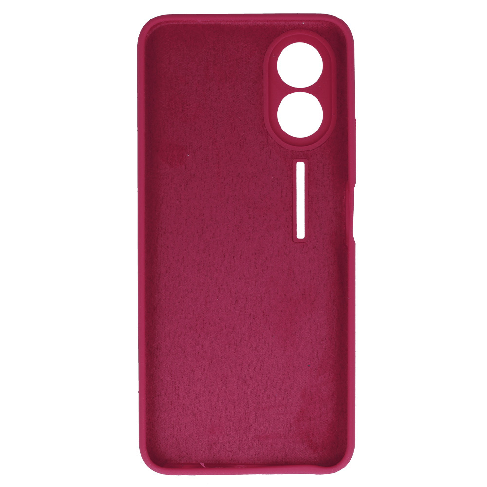 Silicone Lite Case for Oppo A38 4G burgundy