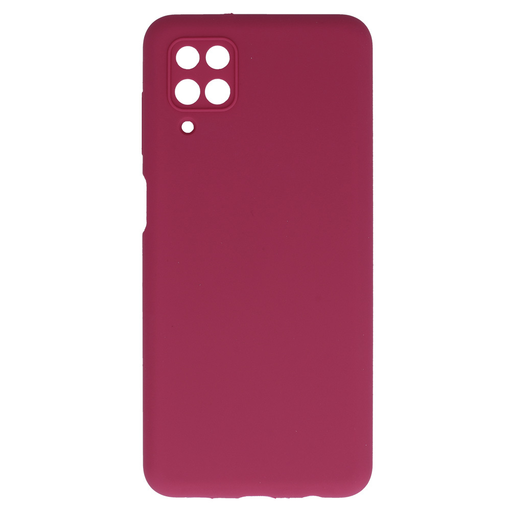 Silicone Lite Case for Samsung Galaxy A12/M12 burgundy