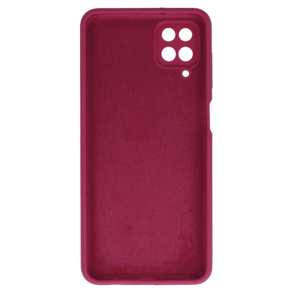 Silicone Lite Case for Samsung Galaxy A12/M12 burgundy