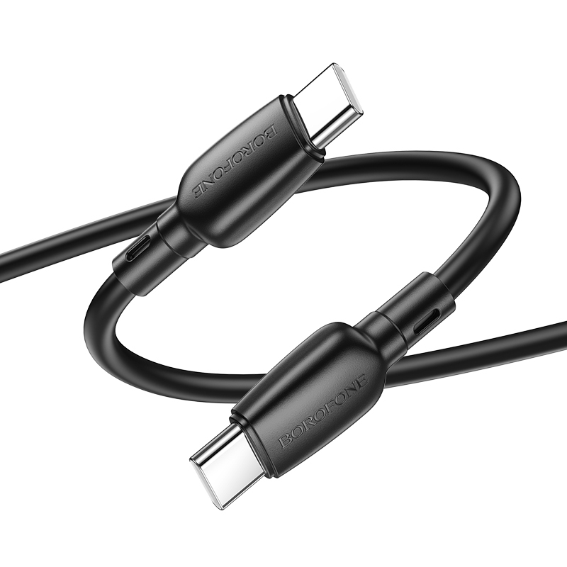 Borofone Cable BX93 Super Power - Type C to Type C - 60W 3A 1 metre black