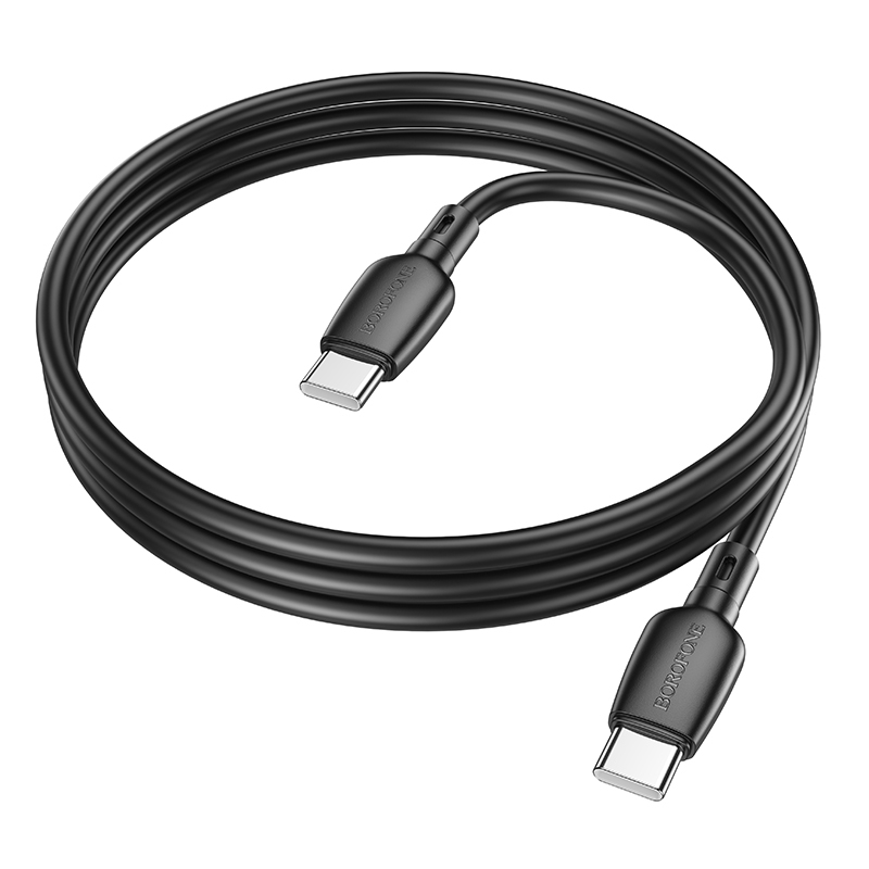 Borofone Cable BX93 Super Power - Type C to Type C - 60W 3A 1 metre black