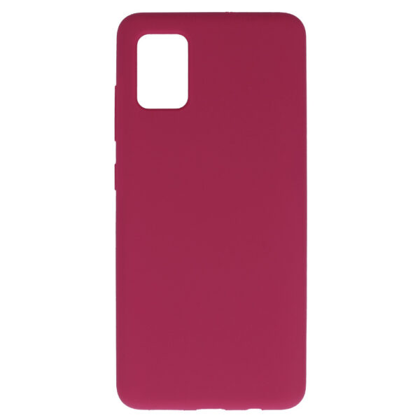 Silicone Lite Case for Samsung Galaxy A51 burgundy