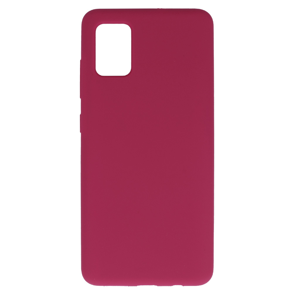 Silicone Lite Case for Samsung Galaxy A51 burgundy
