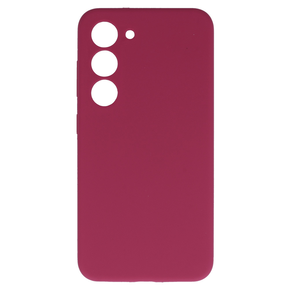 Silicone Lite Case for Samsung Galaxy S23 Plus burgundy