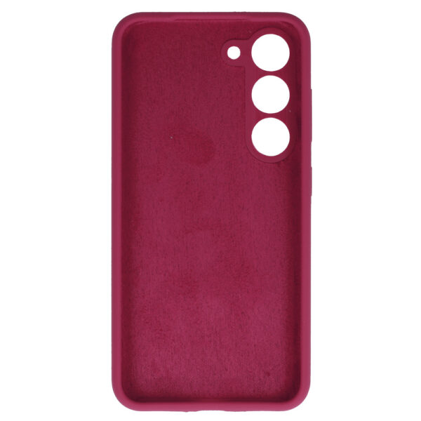 Silicone Lite Case for Samsung Galaxy S23 Plus burgundy