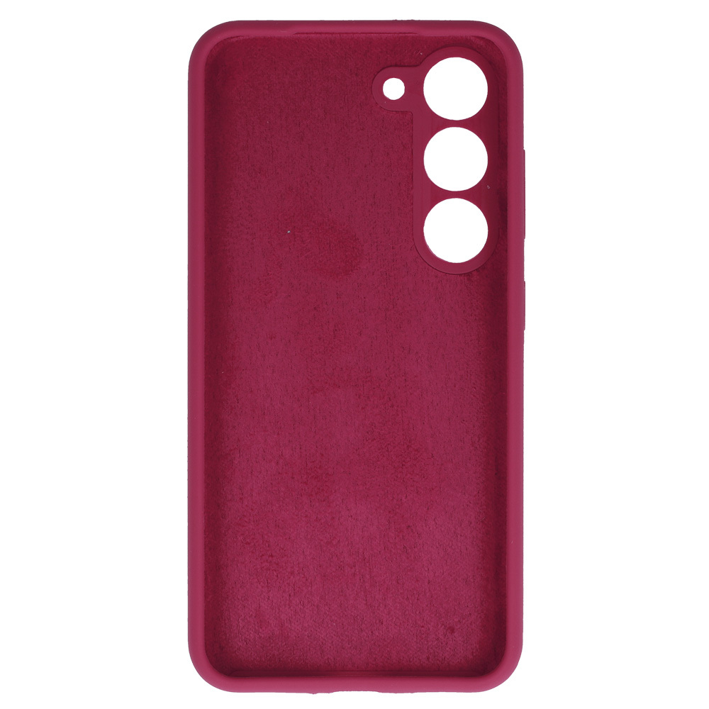 Silicone Lite Case for Samsung Galaxy S23 Plus burgundy