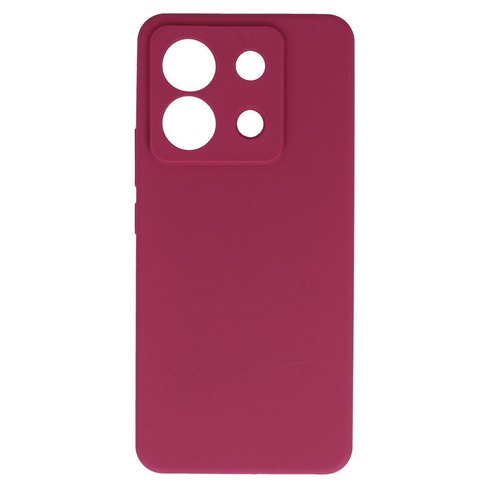 Silicone Lite Case for Xiaomi Redmi Note 13 Pro 5G burgundy