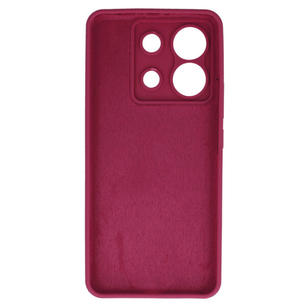 Silicone Lite Case for Xiaomi Redmi Note 13 Pro 5G burgundy