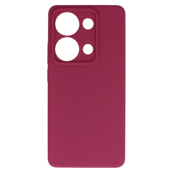 Silicone Lite Case for Xiaomi Redmi Note 13 Pro 4G burgundy