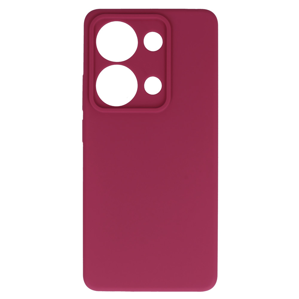 Silicone Lite Case for Xiaomi Redmi Note 13 Pro 4G burgundy