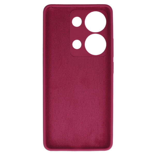 Silicone Lite Case for Xiaomi Redmi Note 13 Pro 4G burgundy