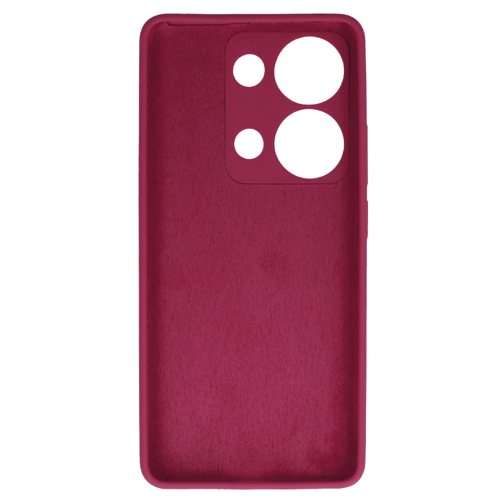 Silicone Lite Case for Xiaomi Redmi Note 13 Pro 4G burgundy
