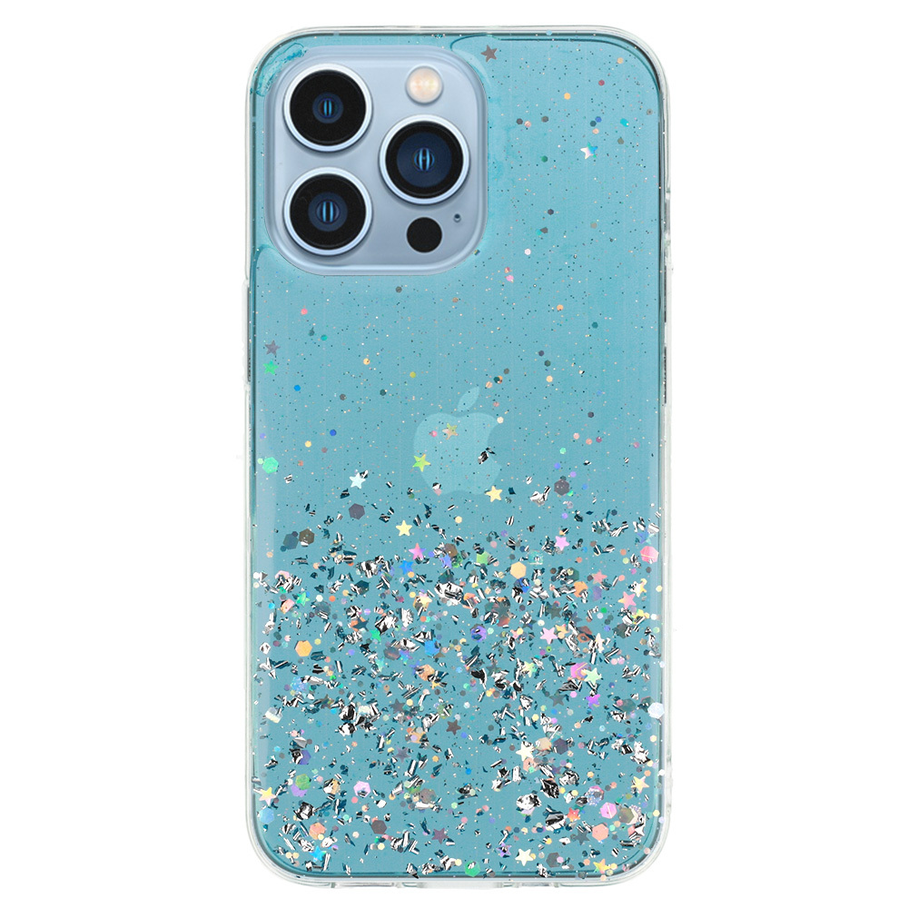 Brilliant Clear Case for Iphone 13 Pro Blue