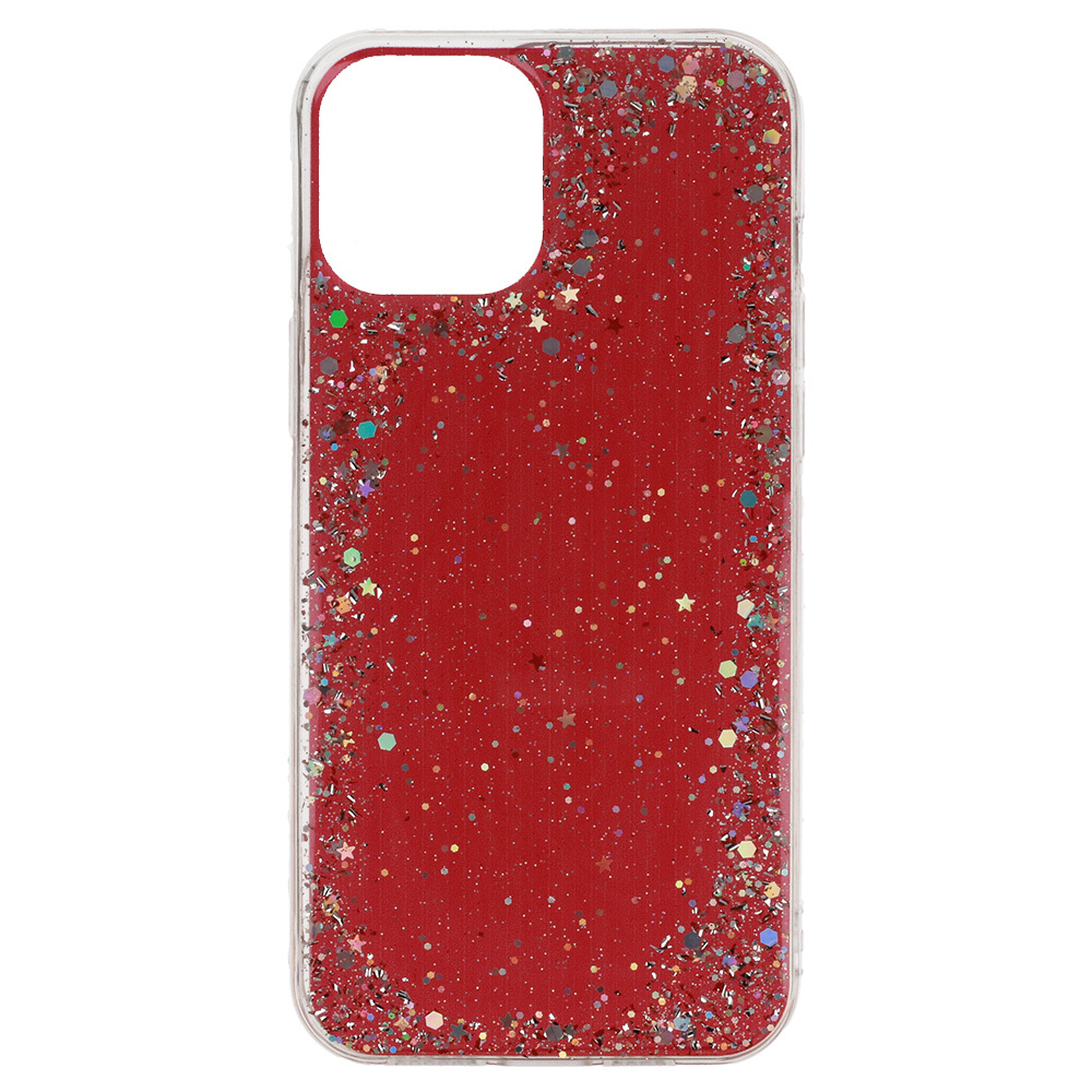 Brilliant Clear Case for Iphone 12 Pro Max Red