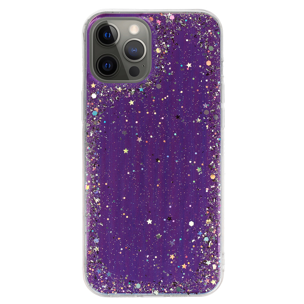 Brilliant Clear Case for Iphone 12 Pro Max Purple