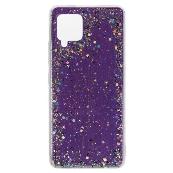 Brilliant Clear Case for Samsung Galaxy A42 5G Purple