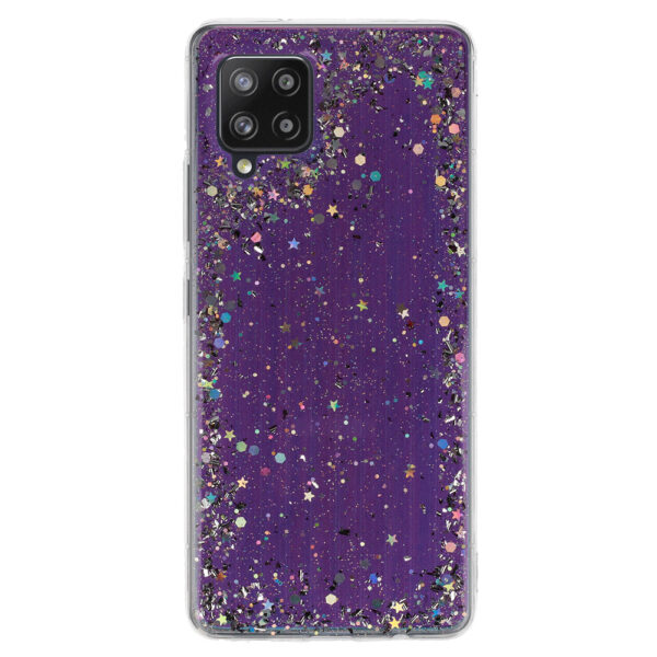 Brilliant Clear Case for Samsung Galaxy A42 5G Purple