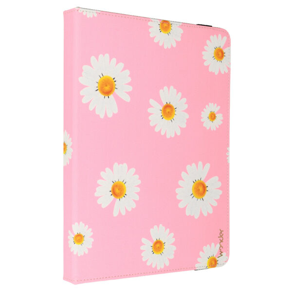Wonder Canvas Tablet Case 10 inches pink daisies