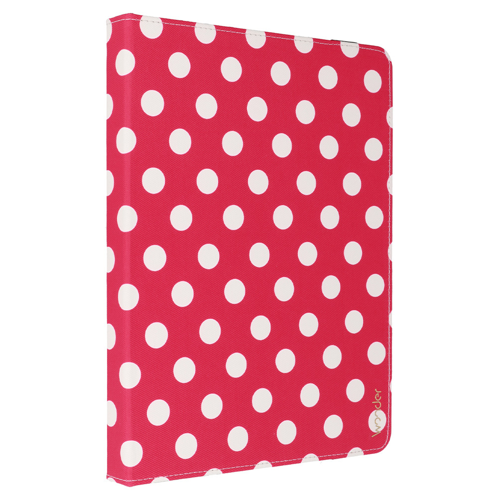 Wonder Canvas Tablet Case 10 inches red polka-dot