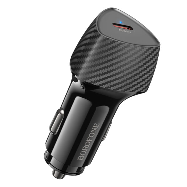 Borofone Car charger BZ31B Solid - Type C - PD 30W black