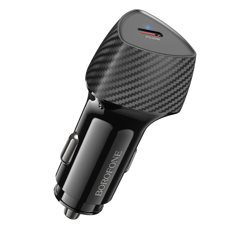 foto_add-286630 Borofone Car charger BZ31B Solid - Type C - PD 30W black
