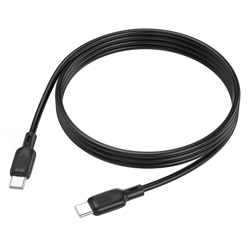 Borofone Cable BX113 Lenny - Type C to Type C - PD 60W 3A 1 metre black