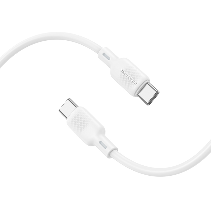 Borofone Cable BX113 Lenny - Type C to Type C - PD 60W 3A 1 metre white