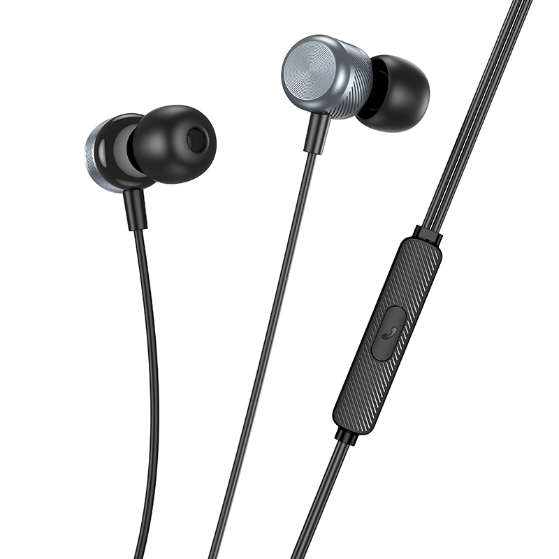 Borofone Earphones BM93 Platinum with microphone grey